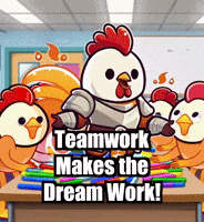 Teamwork Makes The Dream Work Project GIF by Zorooster