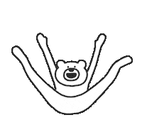 Happy Come On Sticker by takadabear