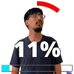 11 Percent Sticker