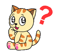 Confused Cat Sticker by JPedicini