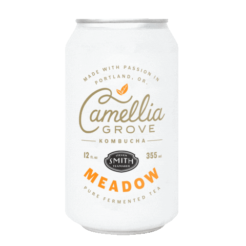 camelliagrovekombucha kombucha booch fermentedtea camelliagrove Sticker