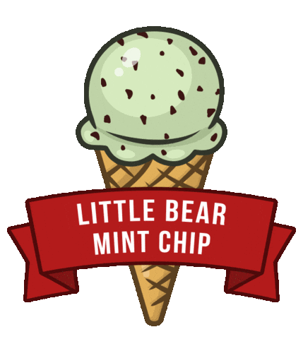 Icecream Littlebear Sticker by Cornell Alumni