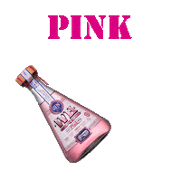 pink gin Sticker