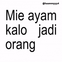 Mie Ayam Text GIF