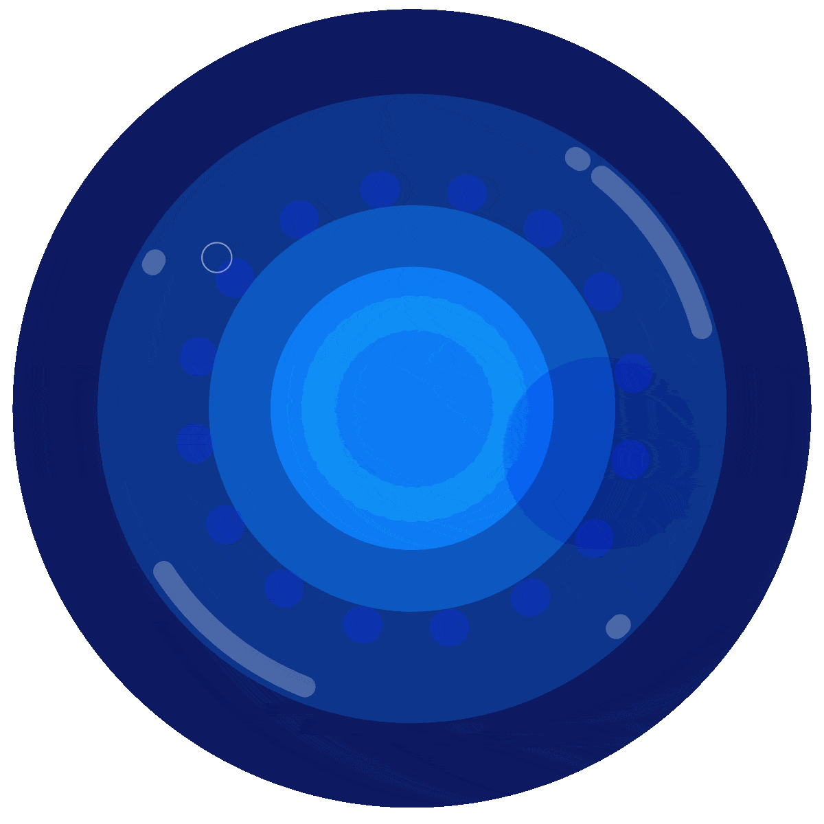 Collectif-Cosme giphyupload space planet freelance Sticker