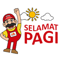 Selamatpagi Sticker by Depo Bangunan