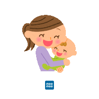 MeeMeeIndia baby family mom son Sticker
