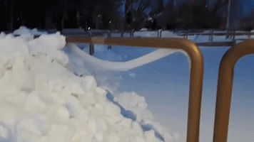 Duluth Park Transformed Into Winter Wonderland After Snowfall