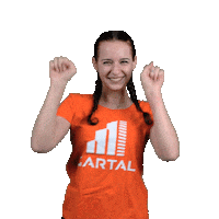 Gartalgroup happy dance hello shock Sticker