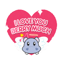 I Love You Valentines Sticker by Tinybuds Baby
