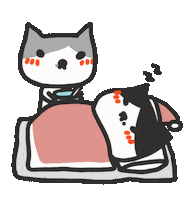 Tired Sleep Sticker by yomoyeah