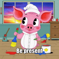 Peace Be Present GIF by The Pigasso
