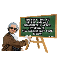 Cringing Undo Sticker