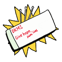 Send Back Stronger Together Sticker by DKMS Group – We Delete Blood Cancer