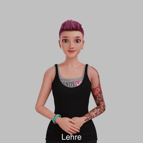 Avatar Gebärdensprache GIF by Sign Time - SiMAX