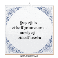 Humor Bang Sticker by Tegelspreuken.nl