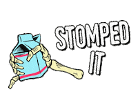 Skate Skateboarding Sticker by boneslovemilk
