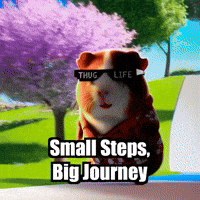 Small Steps Journey GIF by Guinea Gambino