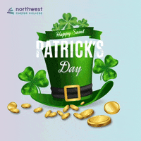 Luckycharm Kissmeimirish GIF by Northwest Career College