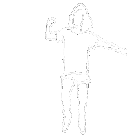 Dance Girl Sticker