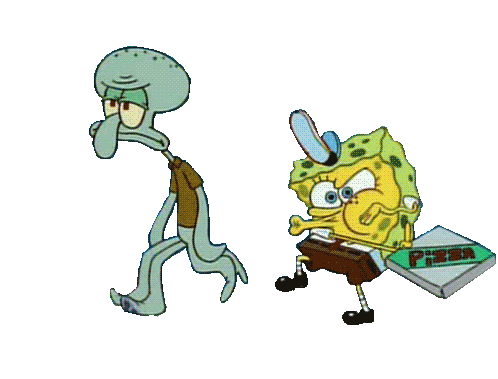 transparent spongebob STICKER