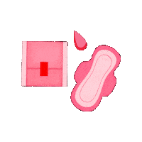 talkaboutyourperiod period menstruation periods pad Sticker