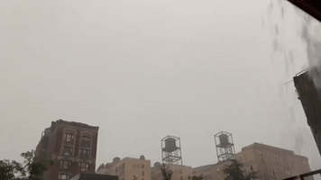 Vivid Lightning Flashes During Severe New York Storm