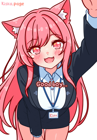 Cat Girl Art GIF