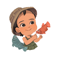 Girl Baby Sticker by Rafhi Dominic
