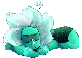 steven universe sleeping Sticker