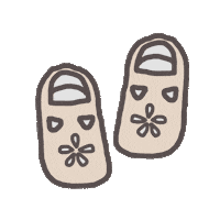 Baby Steps Slippers Sticker by My Baby Factory