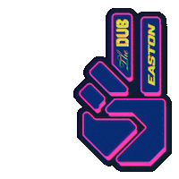 Peace Out Teameaston Sticker by Easton Diamond Sports, LLC.