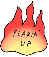 Flare Up Sticker by pey chi