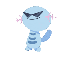 gnwgambars pokemon head bang wooper gnwgambars Sticker