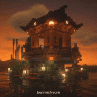 Sunset Temple GIF