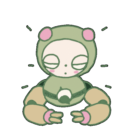 Sleepy Robot Sticker