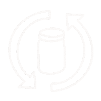 Reuse Reduce Sticker by Protea Zero Waste