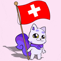 Chocolate Flag GIF by Lucky Kat Studios