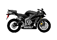 HightailHair motorcycle speed ninja honda Sticker