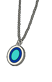 getbacknecklaces surfer get back get back necklaces st christopher Sticker