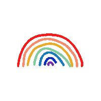 Rainbow Love Sticker by Silvie Bomhard