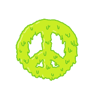 Peace Slime Sticker