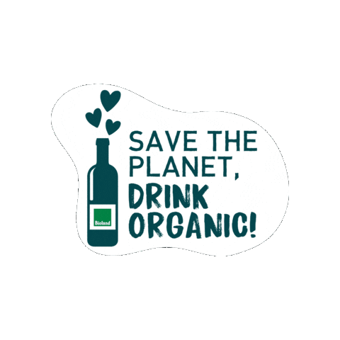 Party Wine Sticker by Bioland e.V.