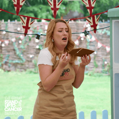 Shocked Break GIF by The Great British Bake Off