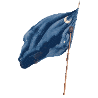 Revolutionary War Flag Sticker by Chernoff Newman
