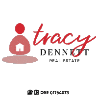 Tracydennett-Logo-Gif-Black Sticker by JohnHart Real Estate
