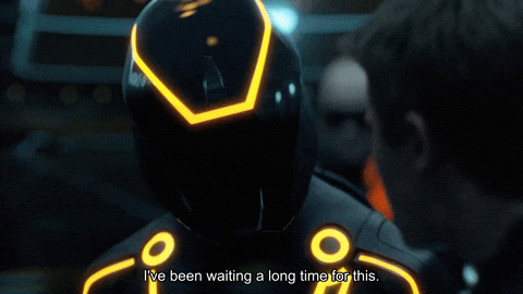 Tron Legacy Waiting GIF by Goldmaster