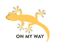 On My Way Animation Sticker by Rory