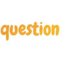 Question Mark Sticker