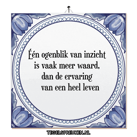 Focus Moment Sticker by Tegelspreuken.nl